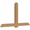 Ekena Millwork Eugene Smooth Timber Gable Bracket, Western Red Cedar, 84"W x 49"H x 5 1/2"D x 5 1/2"F, 14/12 Pitch GBW084X49X0606EUG00SWR - alternate 3